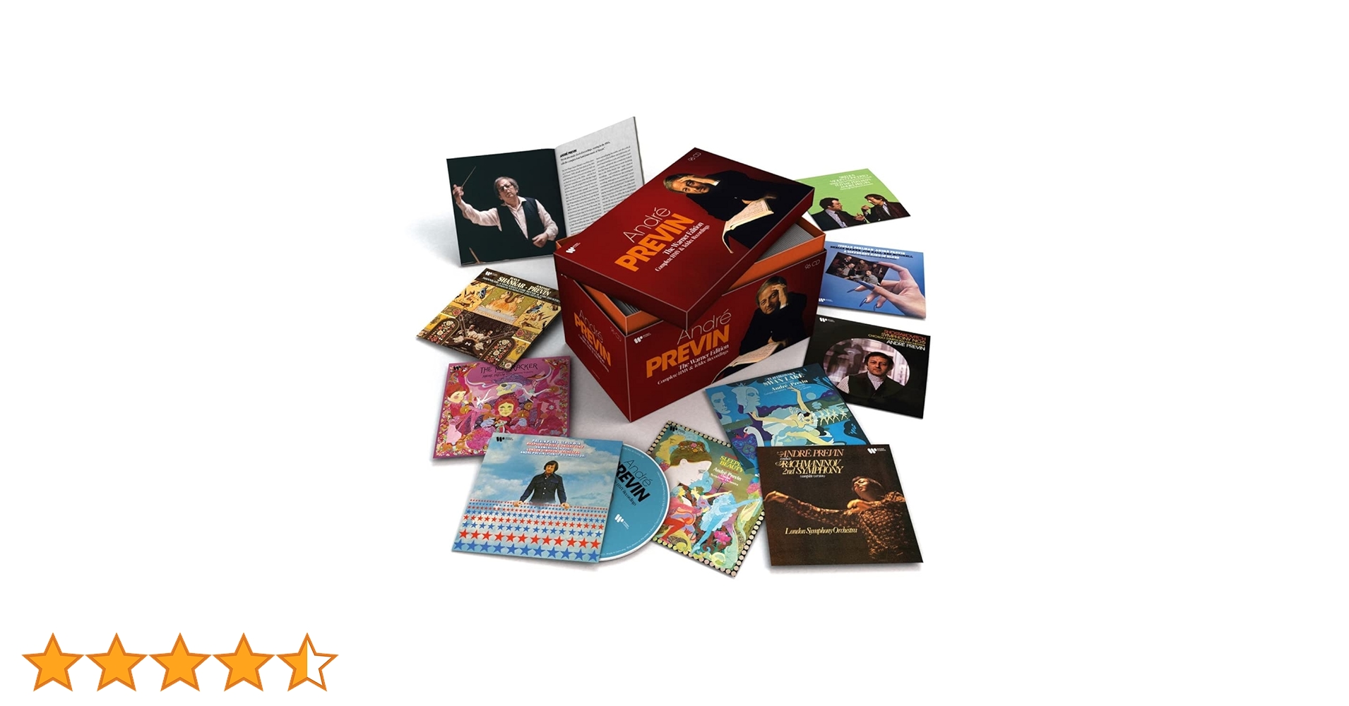 アンドレ・プレヴィン／ワーナー録音全集（96CD） アンドレ・プレヴィン／ワーナー録音全集（96CD） Andre Previn